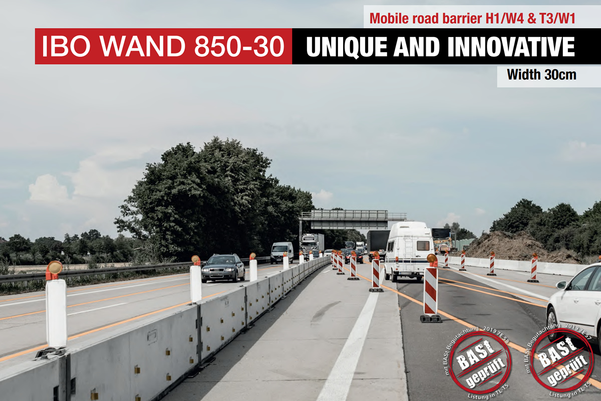 IBO Wand 850-30 Transportable Schutzeinrichtung H1/W4 & T3/W1