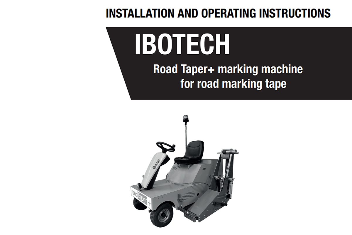 ROAD TAPER+ installation and operating instructions ROAD TAPER+ installation and operating instructions