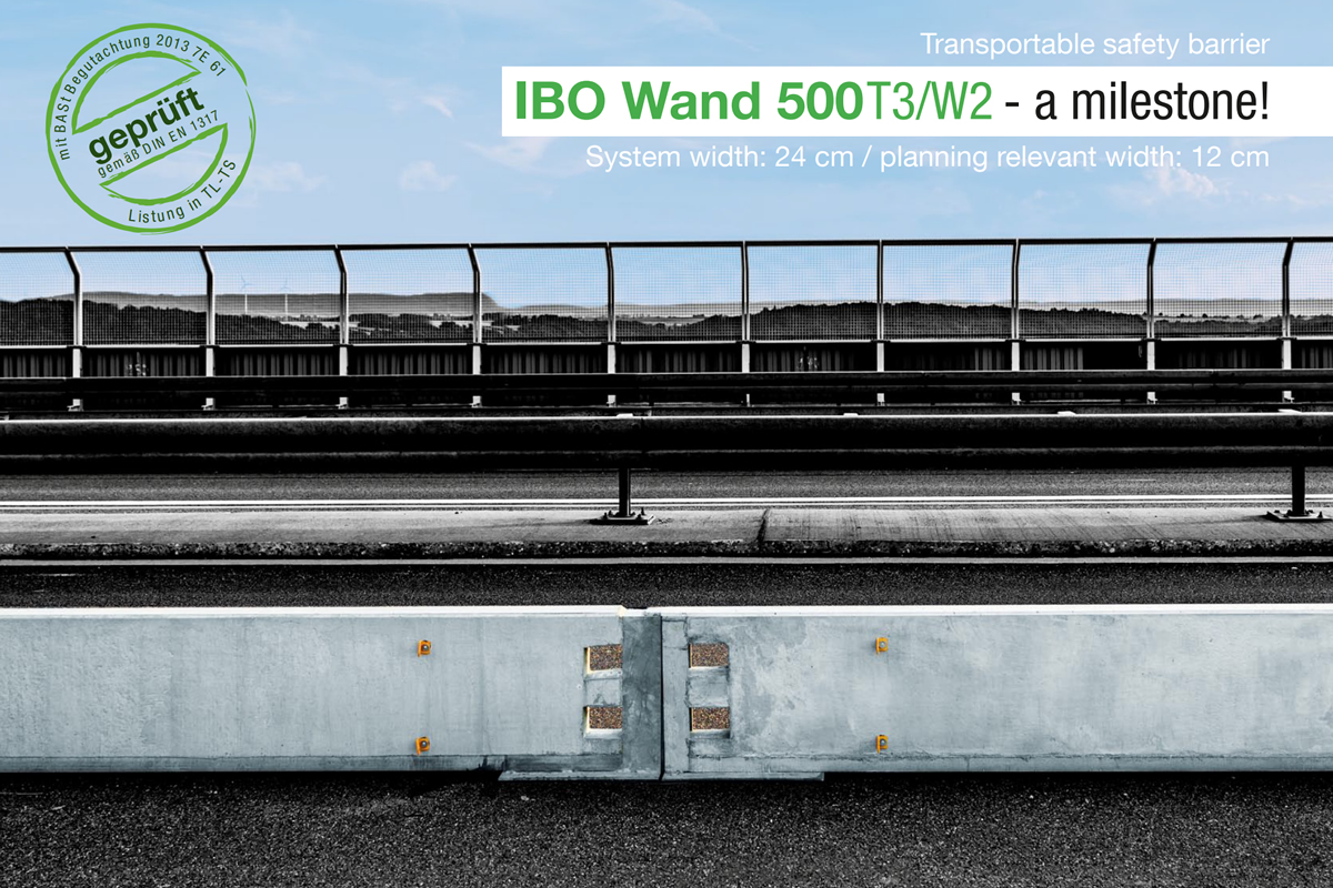 IBO Wand 500 Transportable Schutzeinrichtung T3/W2 IBO Wand 500 Transportable Schutzeinrichtung T3/W2