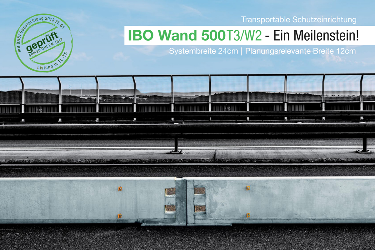 IBO Wand 500 Transportable Schutzeinrichtung T3/W2 IBO Wand 500 Transportable Schutzeinrichtung T3/W2