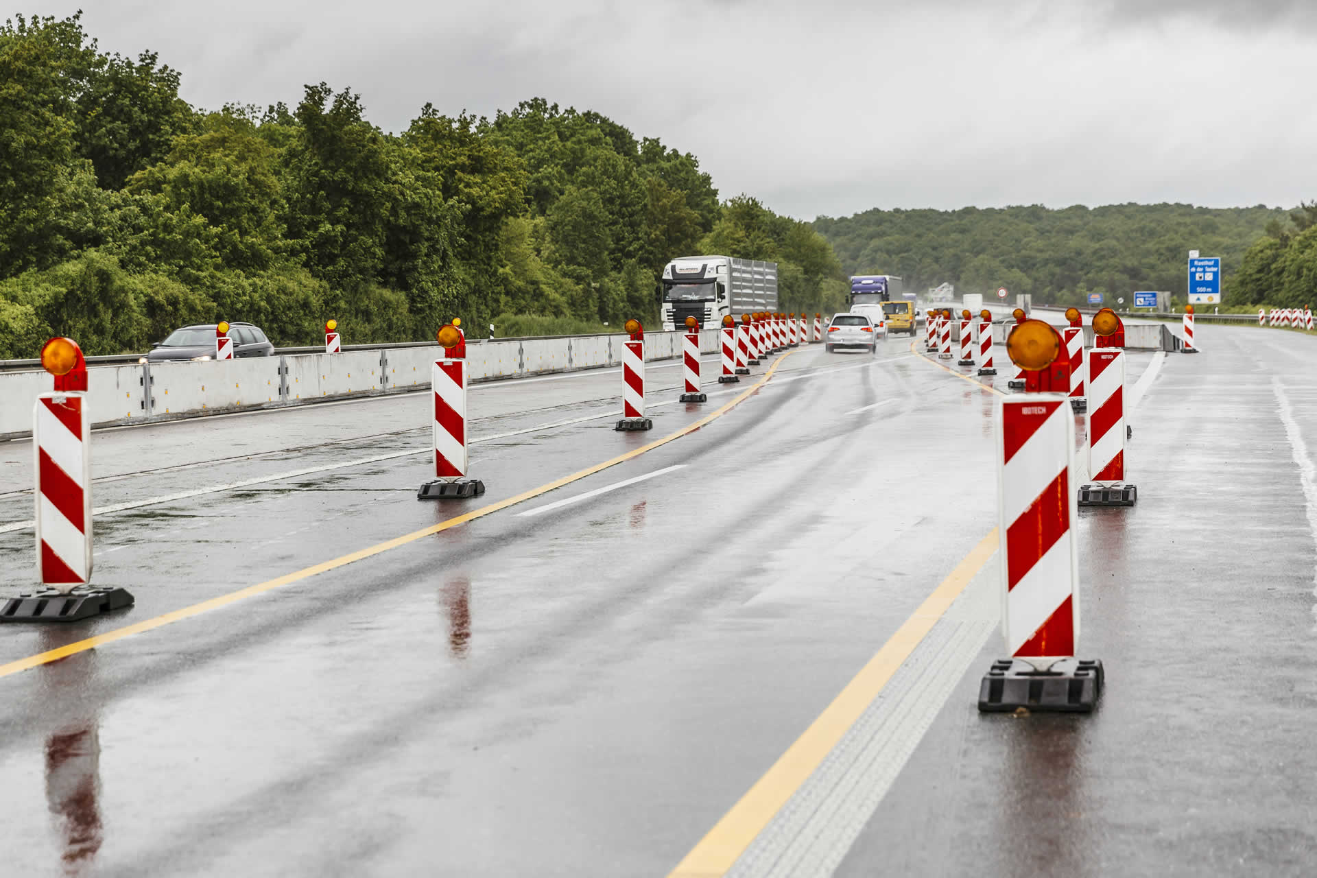 Grundausstattung für Verkehrssicherung