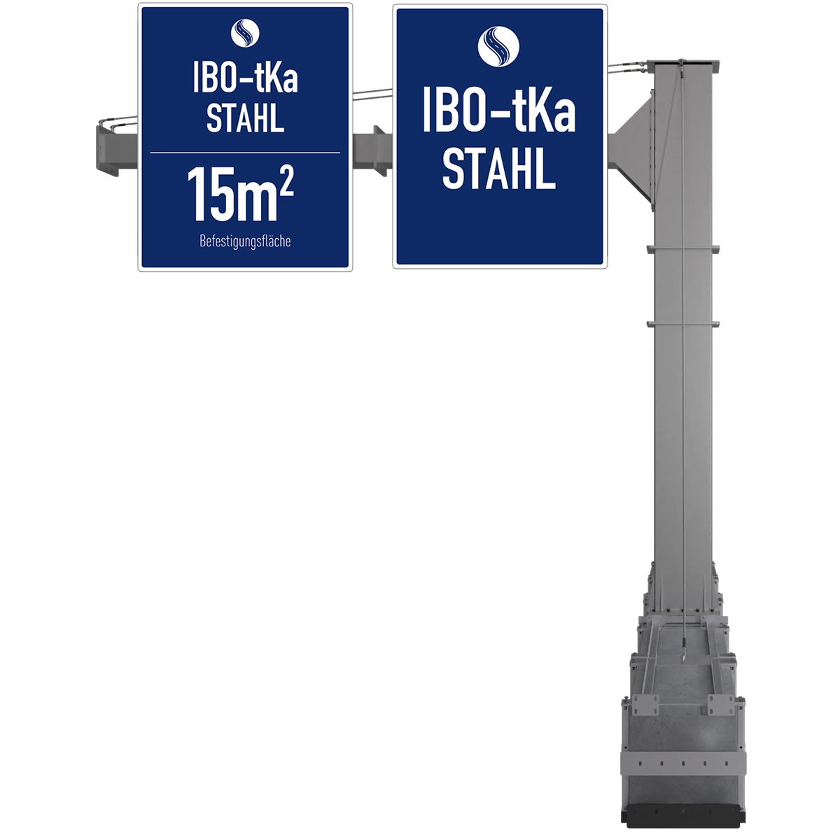 Mobile cantilever arm IBO-TKA Stahl
