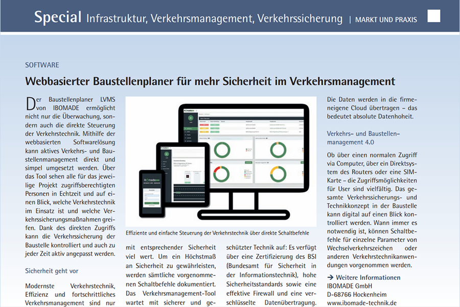 Webbasierter Baustellenplaner Webbasierter Baustellenplaner