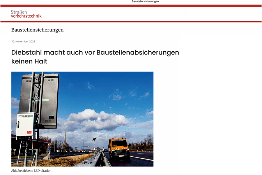 Baustellenabsicherung Baustellenabsicherung
