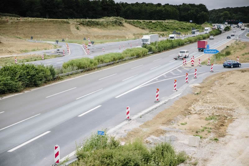 BAB A3 / B19, Neubau AS Heidingsfeld