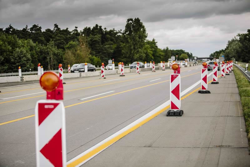 BAB A67, GE zwischen AS Lorsch und AD Viernheim