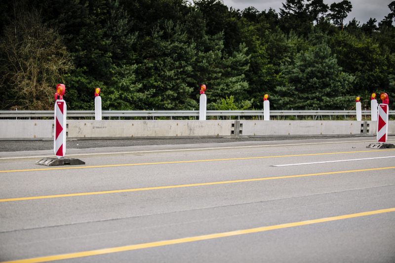 BAB A67, GE zwischen AS Lorsch und AD Viernheim