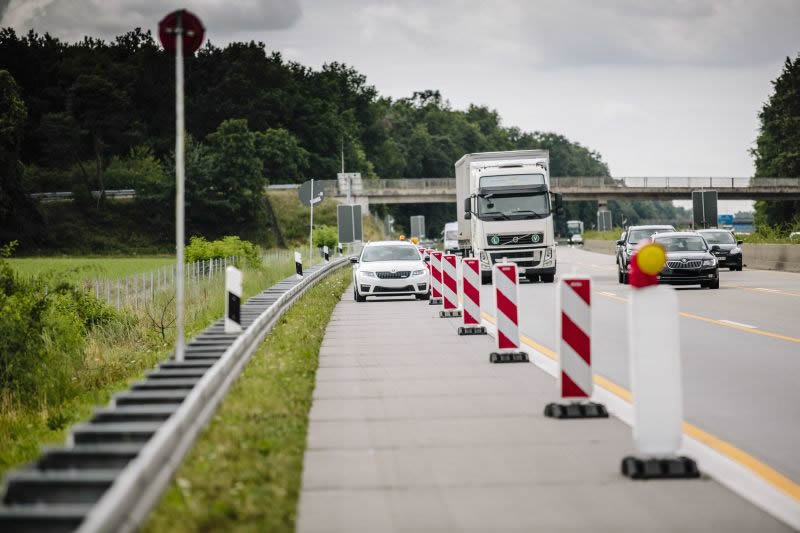 BAB A67, GE zwischen AS Lorsch und AD Viernheim