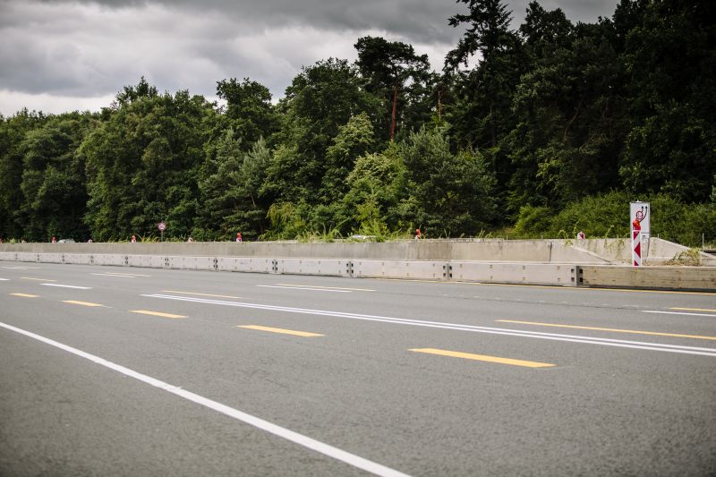 BAB A67, GE zwischen AS Lorsch und AD Viernheim