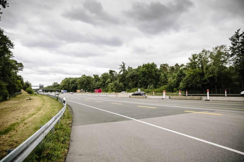 BAB A67, GE zwischen AS Lorsch und AD Viernheim