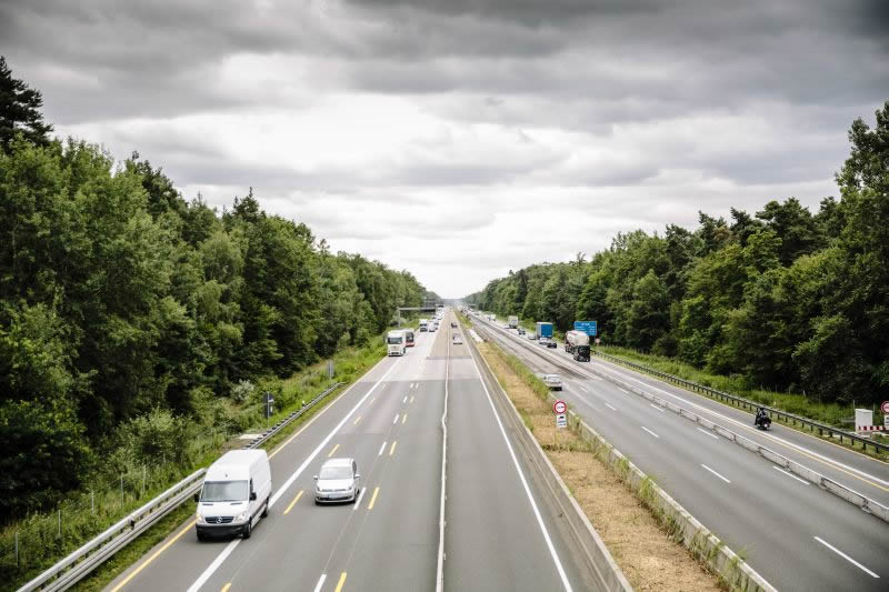 BAB A67, GE zwischen AS Lorsch und AD Viernheim