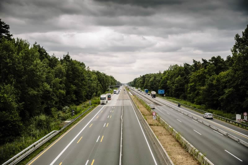 BAB A67, GE zwischen AS Lorsch und AD Viernheim