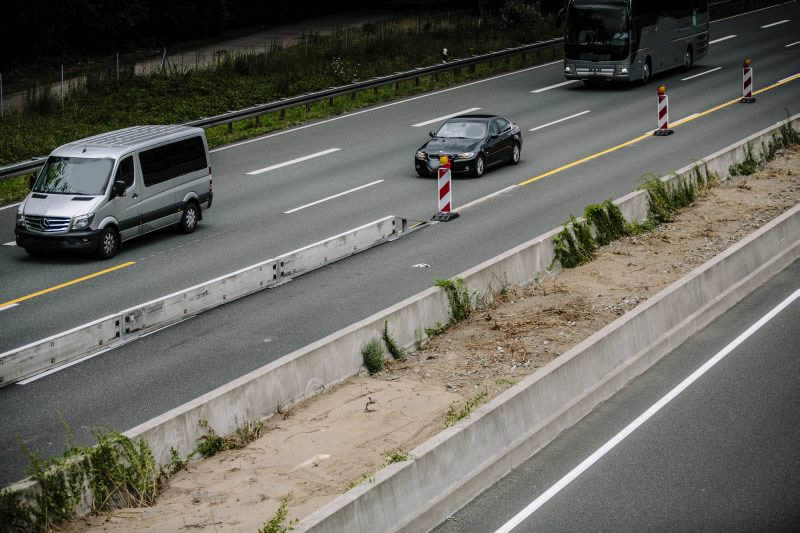 BAB A67, GE zwischen AS Lorsch und AD Viernheim