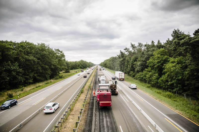 BAB A67, GE zwischen AS Lorsch und AD Viernheim