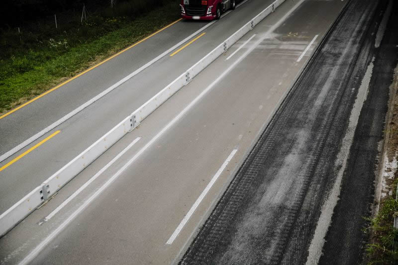 BAB A67, GE zwischen AS Lorsch und AD Viernheim