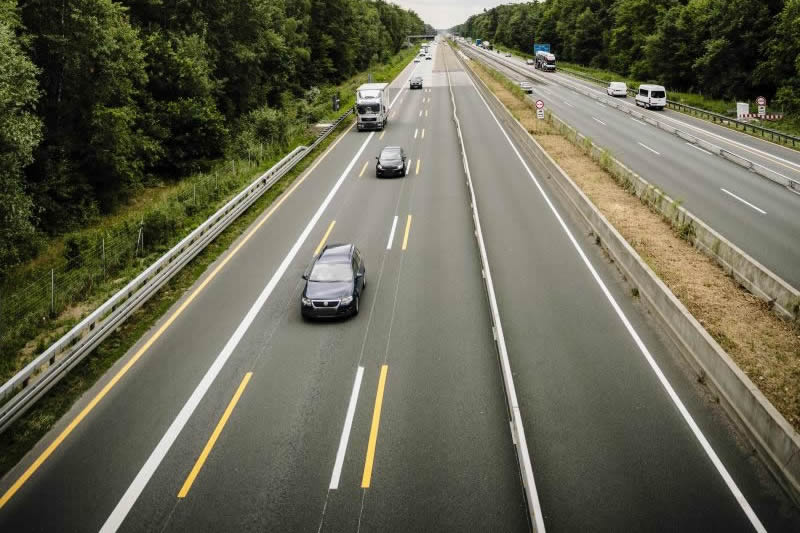 BAB A67, GE zwischen AS Lorsch und AD Viernheim