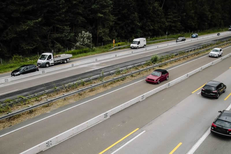 BAB A67, GE zwischen AS Lorsch und AD Viernheim