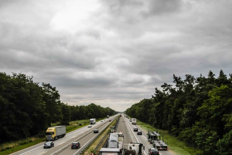 BAB A67, GE zwischen AS Lorsch und AD Viernheim