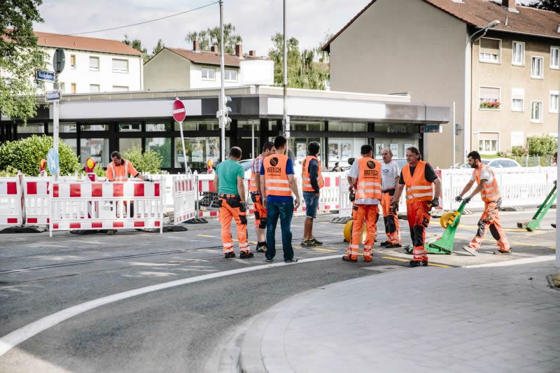 Mannheim, Stadtbahn Waldpforte BA 3a und 3b