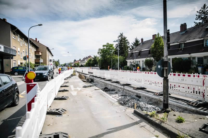 Mannheim, Stadtbahn Waldpforte BA 3a und 3b