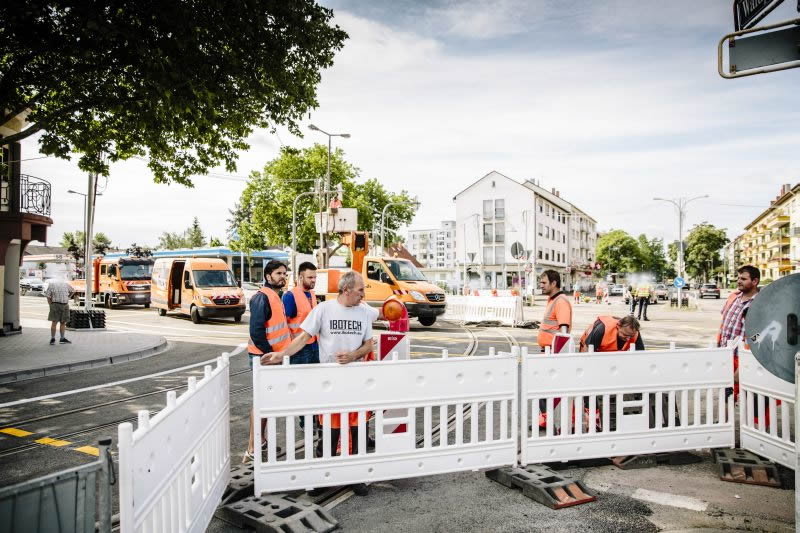 Mannheim, Stadtbahn Waldpforte BA 3a und 3b