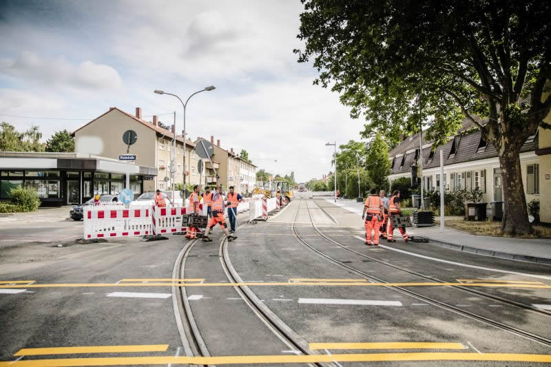 Mannheim, Stadtbahn Waldpforte BA 3a und 3b