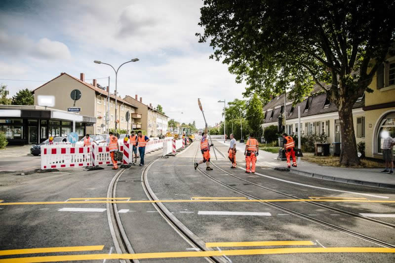 Mannheim, Stadtbahn Waldpforte BA 3a und 3b
