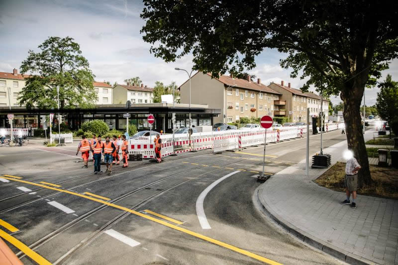 Mannheim, Stadtbahn Waldpforte BA 3a und 3b