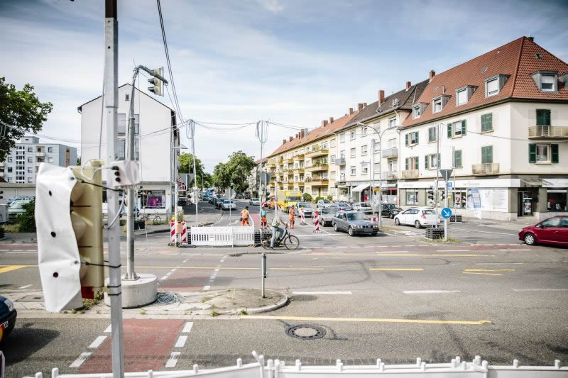 Mannheim, Stadtbahn Waldpforte BA 3a und 3b