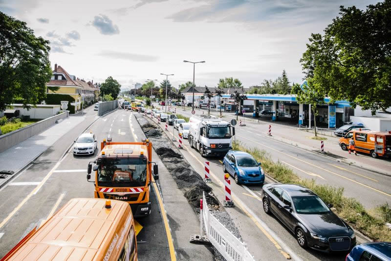 Mannheim, Stadtbahn Waldpforte BA 3a und 3b