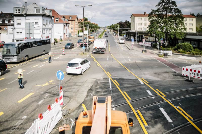 Mannheim, Stadtbahn Waldpforte BA 3a und 3b