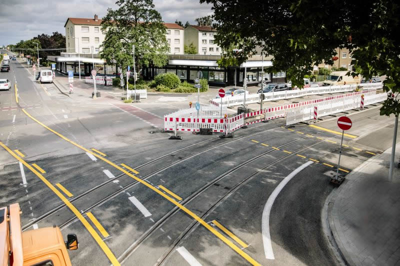 Mannheim, Stadtbahn Waldpforte BA 3a und 3b