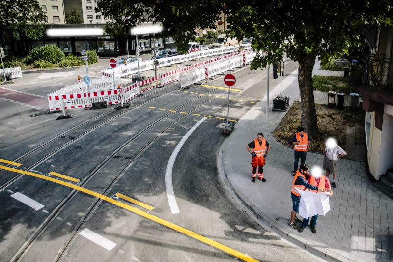 Mannheim, Stadtbahn Waldpforte BA 3a und 3b