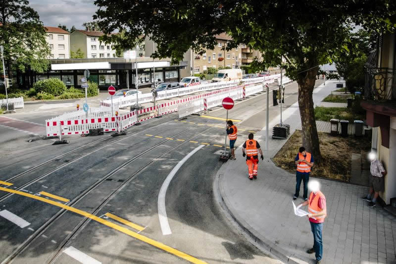 Mannheim, Stadtbahn Waldpforte BA 3a und 3b