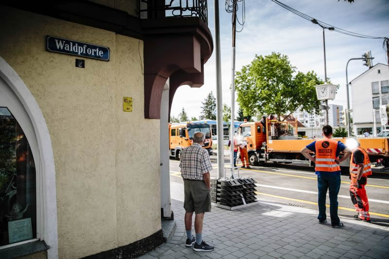 Mannheim, Stadtbahn Waldpforte BA 3a und 3b