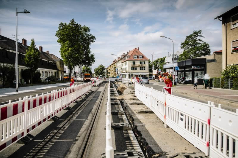 Mannheim, Stadtbahn Waldpforte BA 3a und 3b