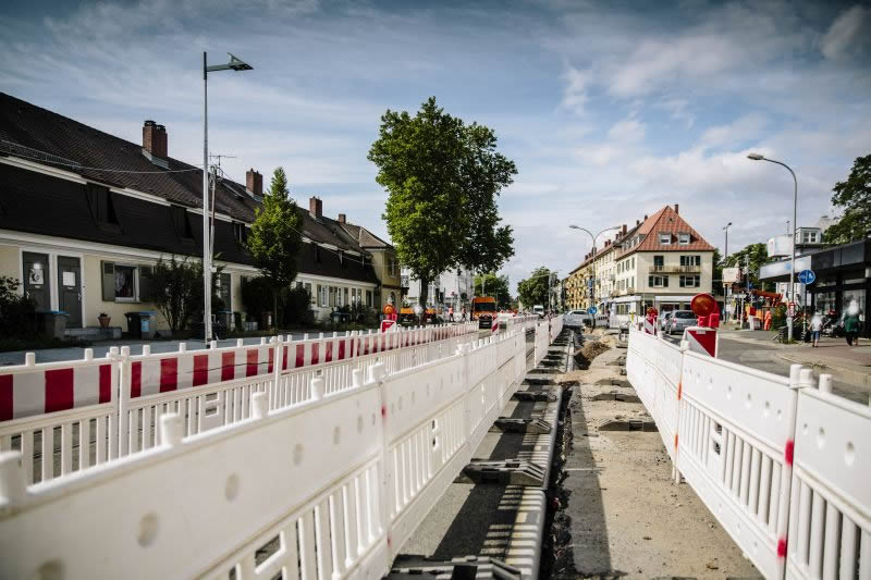 Mannheim, Stadtbahn Waldpforte BA 3a und 3b