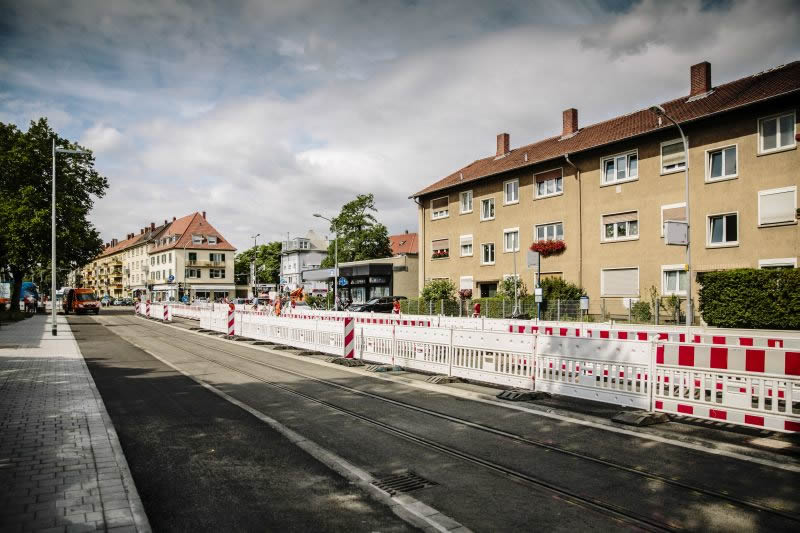 Mannheim, Stadtbahn Waldpforte BA 3a und 3b