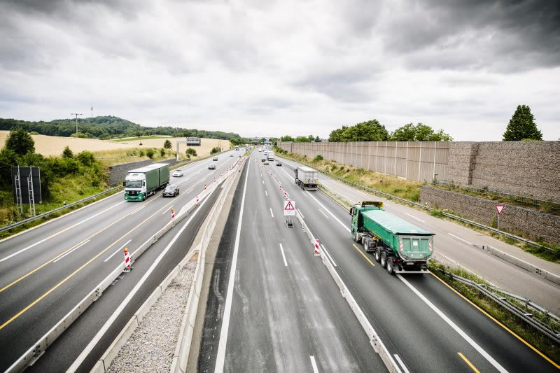 BAB A6, Erweiterung T+R Anlage Kraichgau bei Sinsheim