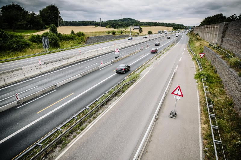 BAB A6, Erweiterung T+R Anlage Kraichgau bei Sinsheim