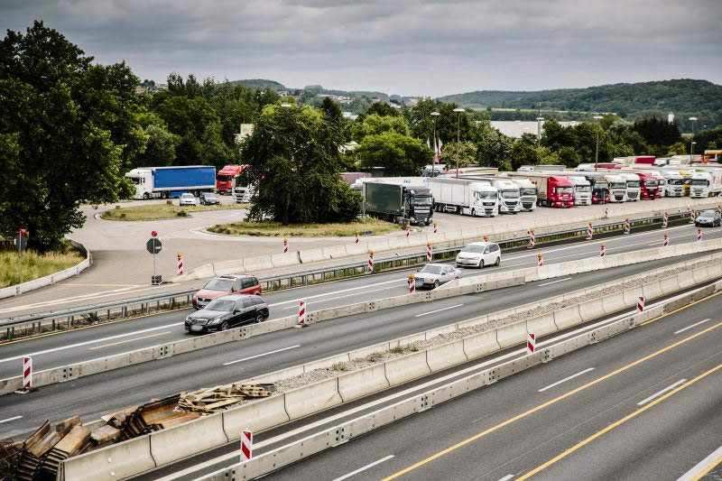 BAB A6, Erweiterung T+R Anlage Kraichgau bei Sinsheim