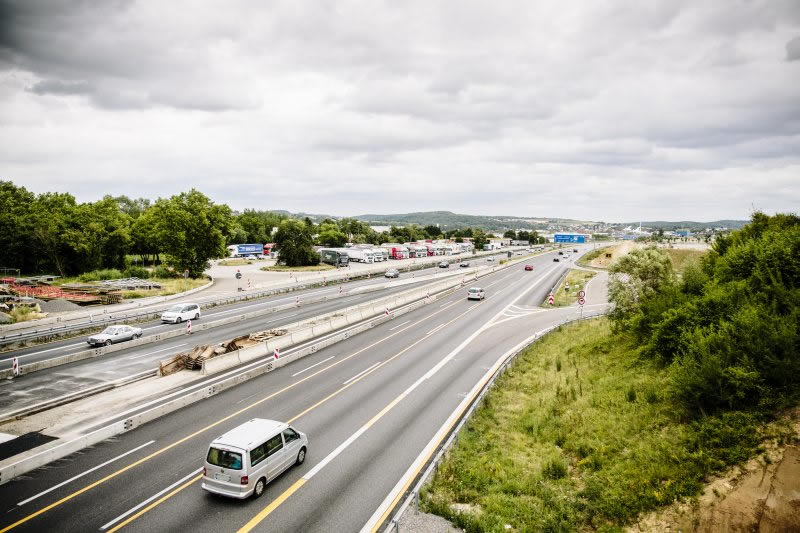 BAB A6, Erweiterung T+R Anlage Kraichgau bei Sinsheim