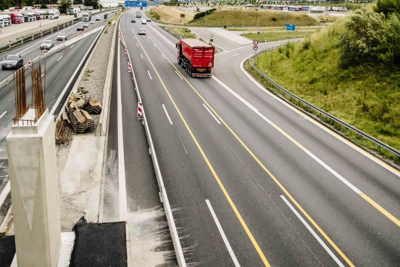 BAB A6, Erweiterung T+R Anlage Kraichgau bei Sinsheim