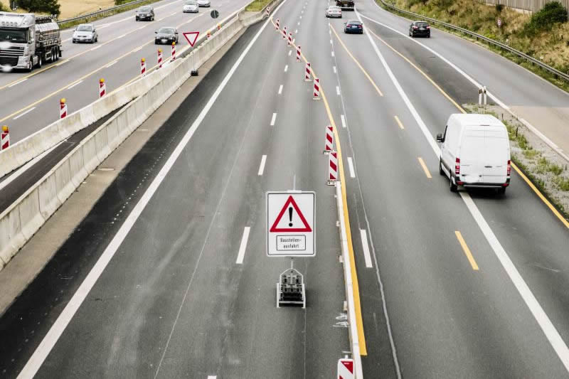 BAB A6, Erweiterung T+R Anlage Kraichgau bei Sinsheim