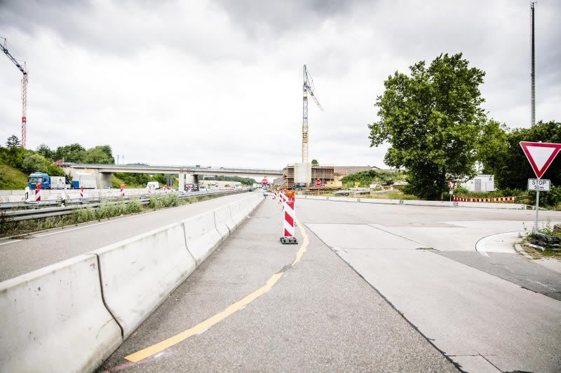 BAB A6, Erweiterung T+R Anlage Kraichgau bei Sinsheim
