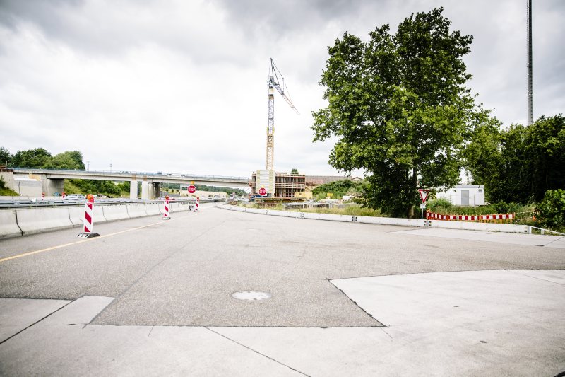 BAB A6, Erweiterung T+R Anlage Kraichgau bei Sinsheim