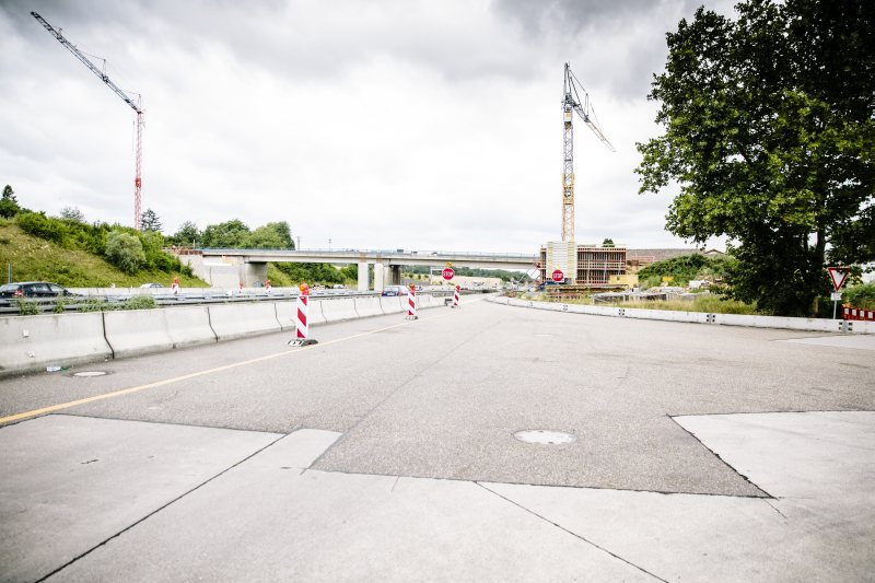 BAB A6, Erweiterung T+R Anlage Kraichgau bei Sinsheim